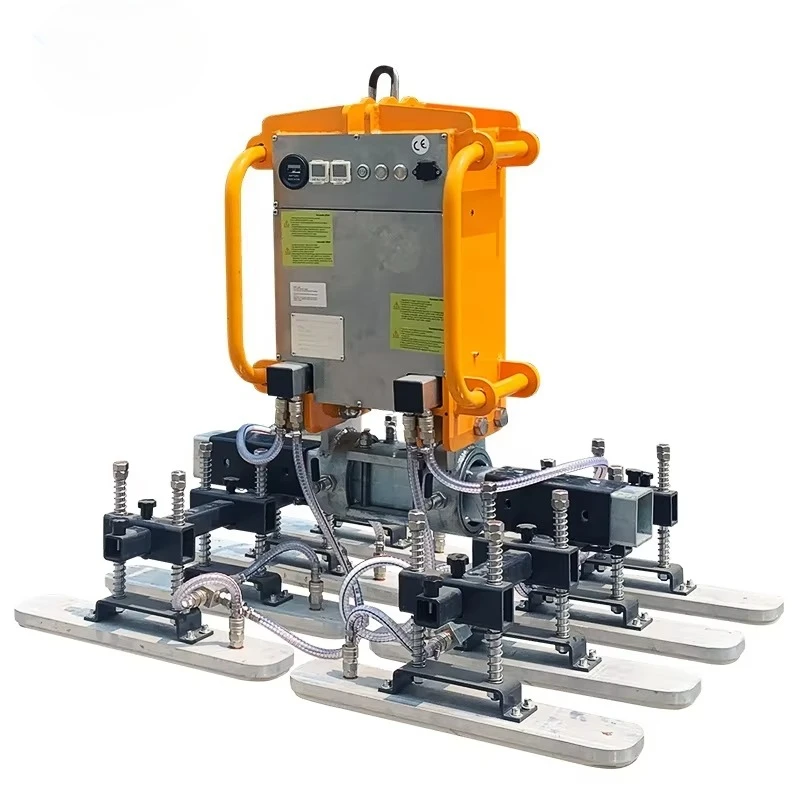 Telescopic Vacuum Suction Cup Lifting Device for Installing Mobile Plywood