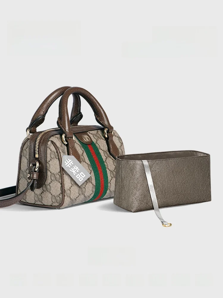 

Ophidia Boston Small Medium Inner Bag Dupont Paper Same Color inside And outside Zipper Lightweight Storage Organizer