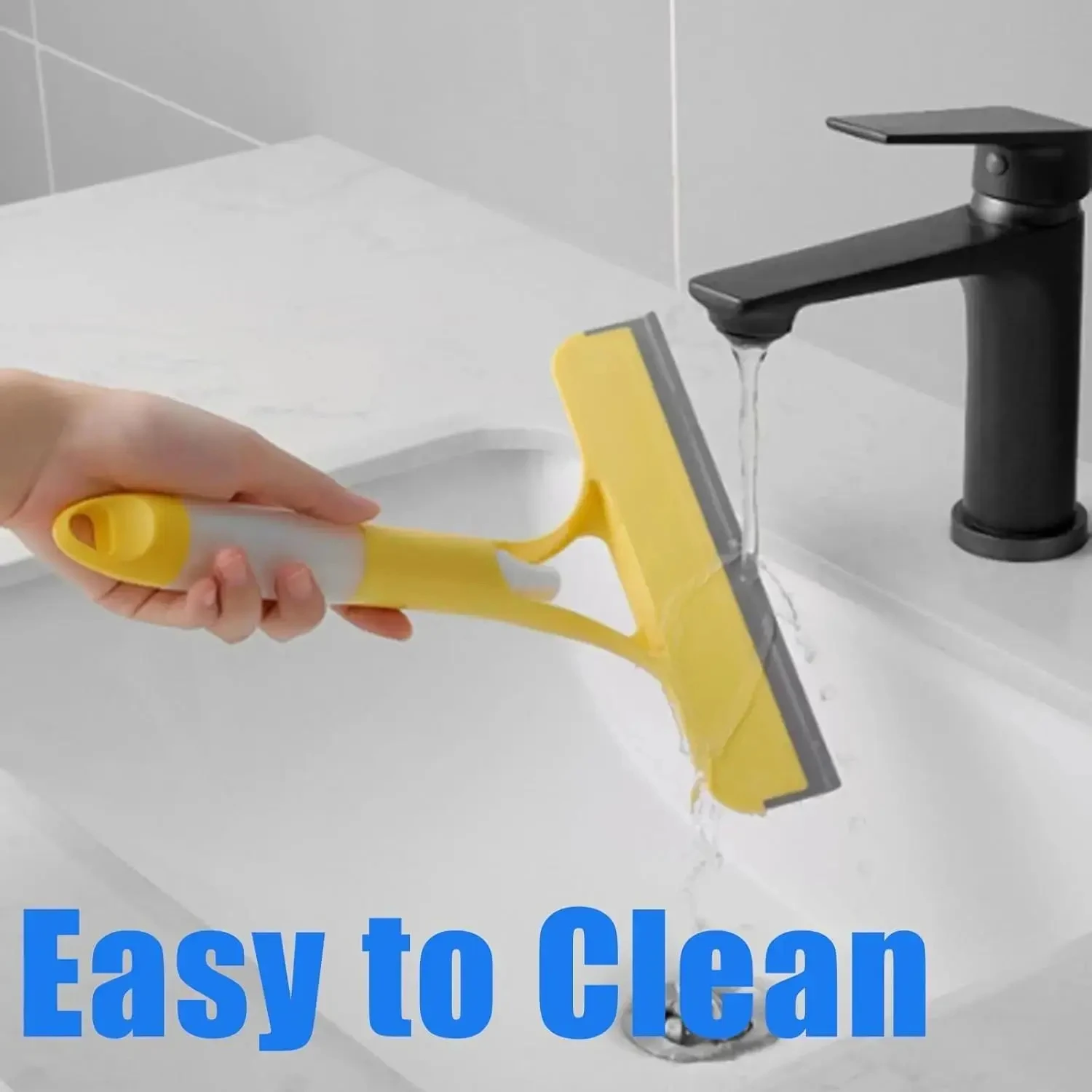 3‑In‑1 Multifunctional Window Cleaner, All‑in‑One Spray‑Scrub‑Squeegee Glass Wiper, Practical Household Cleaning Tool for Mirror, Shower Screen and Car Windows image 5