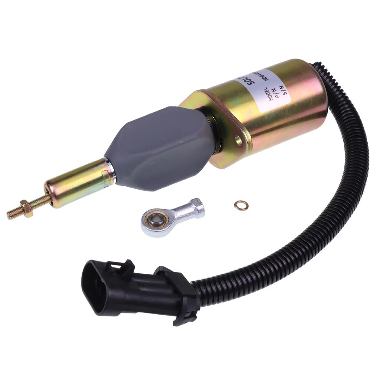 For Excavator Parts 24V Stop Solenoid 3939019 SA-4889-24 Cummins Engine C & B 5.9L & 8.3L