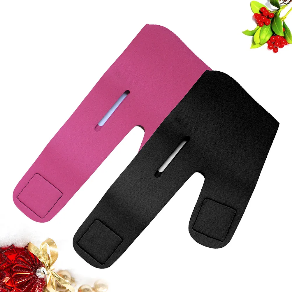 2Pcs Slim Face Mask Breathable Soft Skin-Friendly Lifting Belt for Facial Support Sleeping Aid Thin Masseter