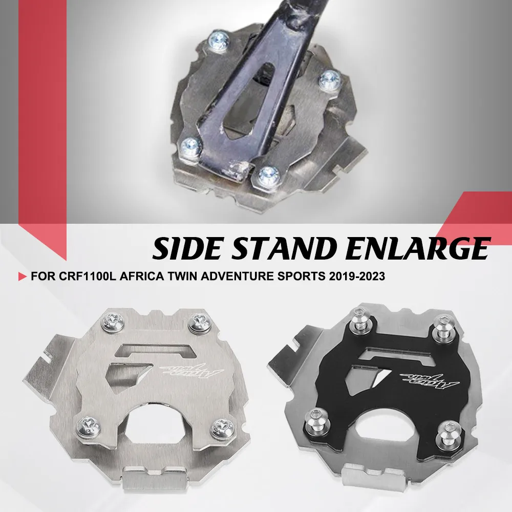 

Motorcycle Accessories Side Stand Extension Pad Bracket For HONDA CRF1100L AFRICA TWIN ADVENTURE SPORTS 2019 2020 2021 2022 2023