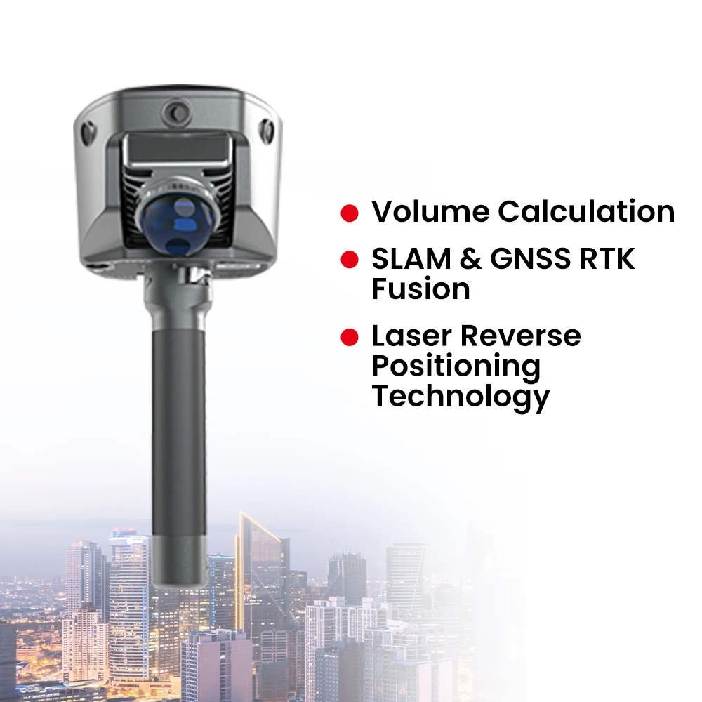 Hi-target V700S Laser RTK Base And Rover With 1408 Channels And Laser Dot Cloud GNSS RTK Handheld SLAM For Land Surveying