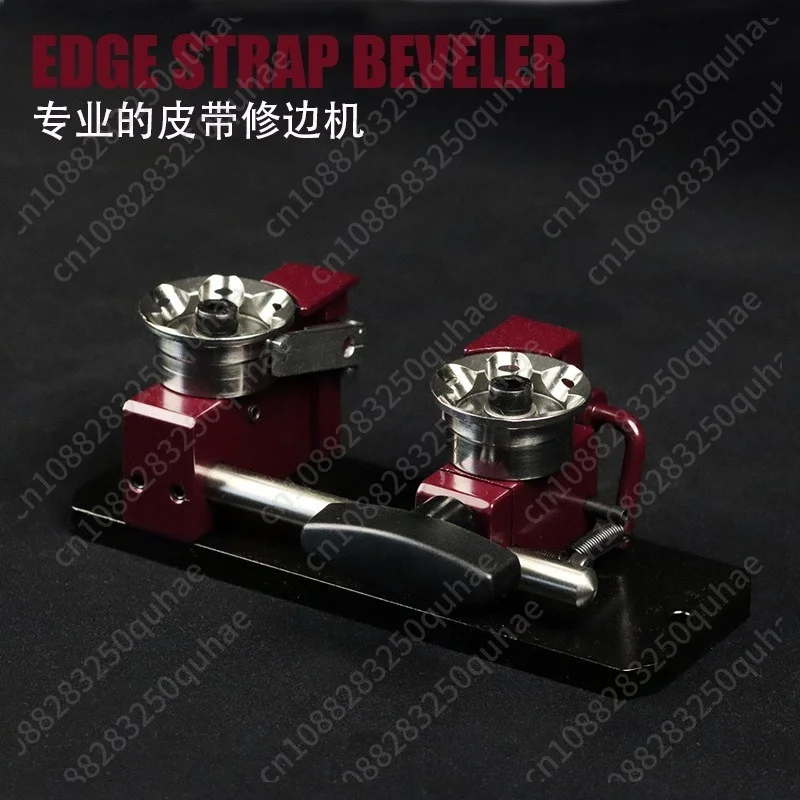 Industrial Belt Edge Trimming & Beveling Machine, Leather Strap Edge Finishing Equipment