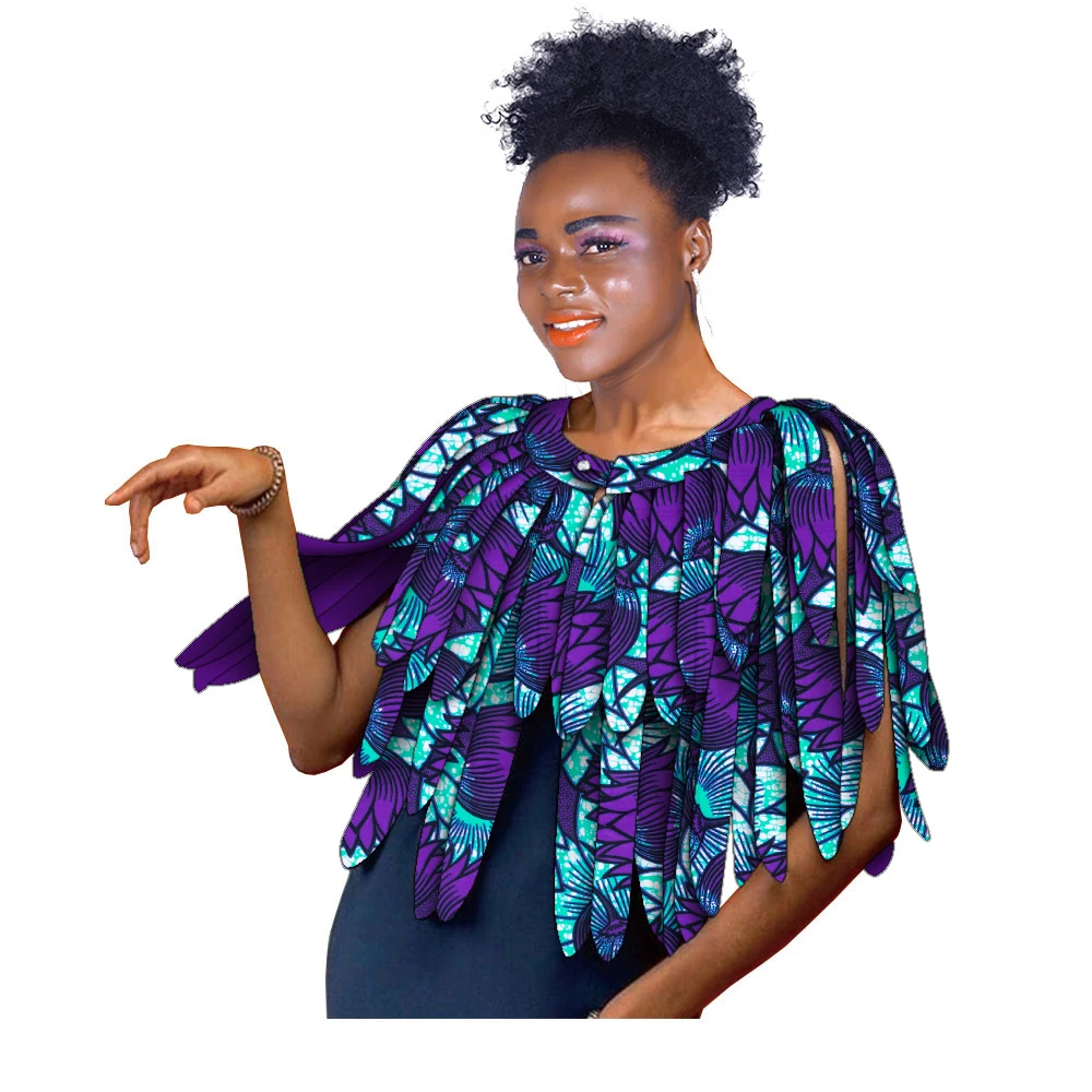 

Ankara Multi Strand Tassel Shawl Necklace Traditional African Ropes Jewelry Africa Handmade Necklaces New Wyb729