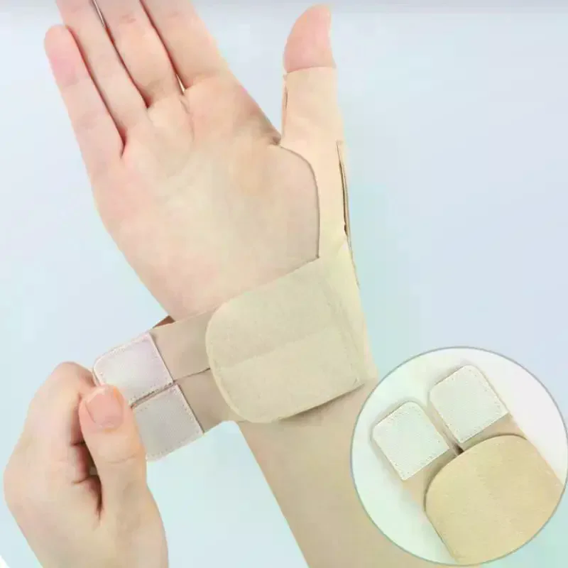 1Pcs Thumb Brace Wrist Stabilizer Pain Relief Right Or Left Hand Soft Thumb Support Compression Sleeve Protector For Women Men