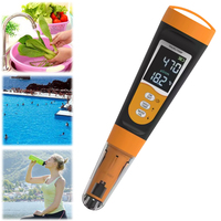 3-In-1 PPM Meter High Accuracy TDS Temperature and EC Meter TDS Water Quality Testing Pen 0-9999ppm for Drinking Water Aquariums