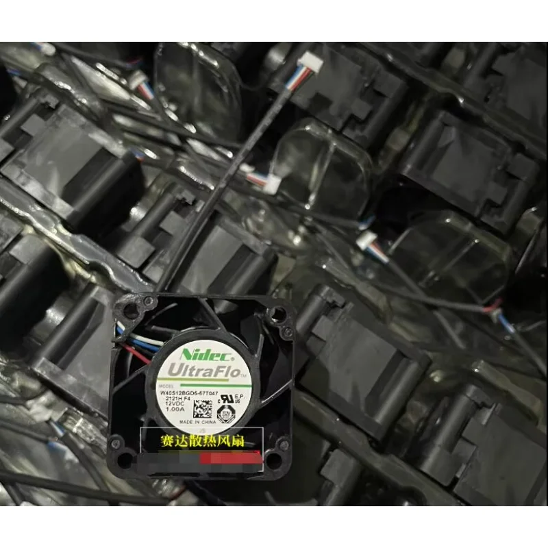 

Nidec W40S12BGD5-57T047 DC 12 В 1,00 А 40x40x28 мм 4-проводной охлаждающий вентилятор для сервера