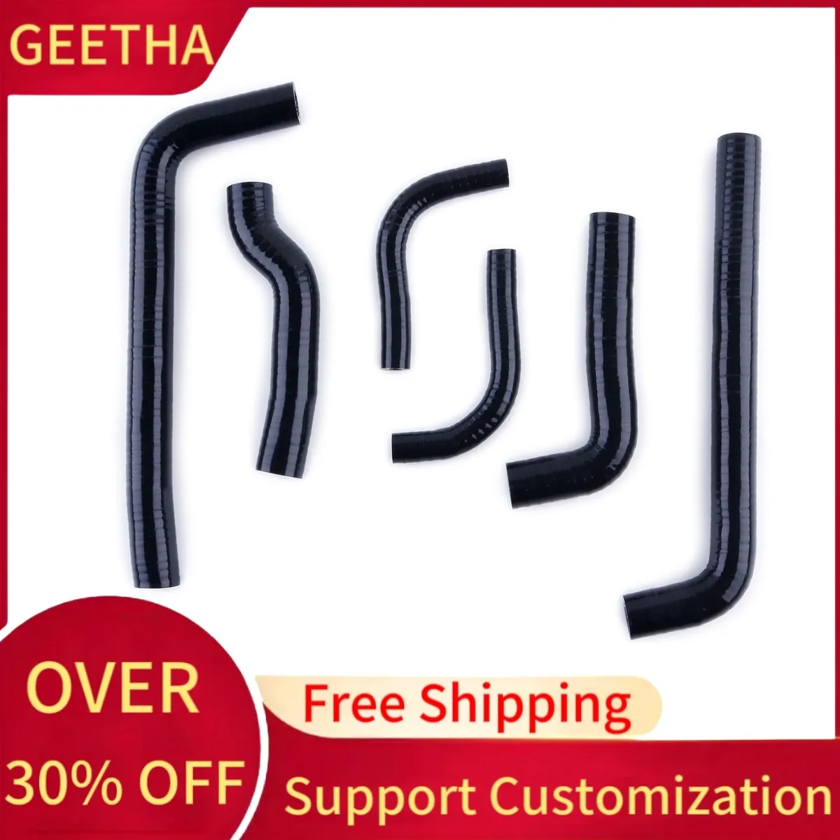 

Silicone Radiator Coolant Hose Kit For Gas Gas EC 200 250 300 1999 2000 2001 2002 2003 2004 2006