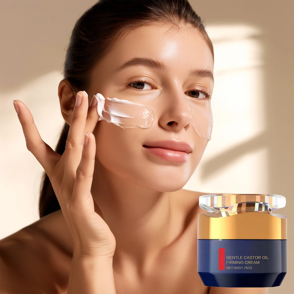 

Полипептид касторового масла, укрепляющий крем против морщин, увлажняющий и осветляющий тонкие линии, укрепляющий коллагеновый крем против морщин