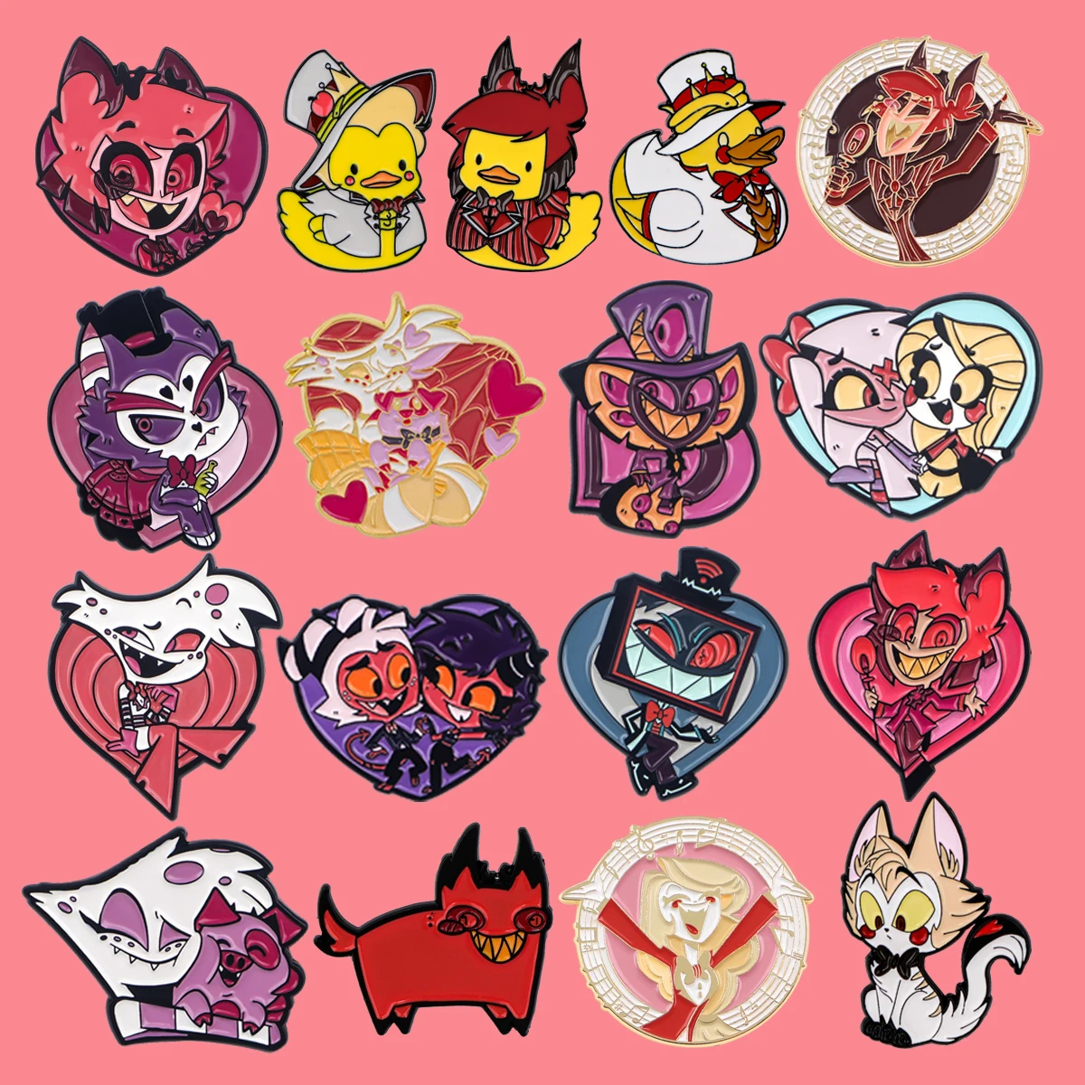Evil Hell Anime Enamel Pin Brooches Bag Lapel Pins Cartoon Badges on Backpack Accessories Decorative Jewelry Gift for Friends
