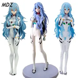 Anime Evangelion 21cm EVA Ayanami Rei figura Sexy capelli lunghi Rei Action Figures PVC Model Doll giocattoli per bambini da collezione regalo