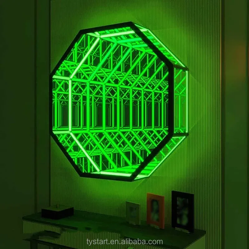 2024 Hot Sale Smart Tunnel Led Wall Light Led Mirror Infinity 3d Mirror 3d Infinity Mirror Led