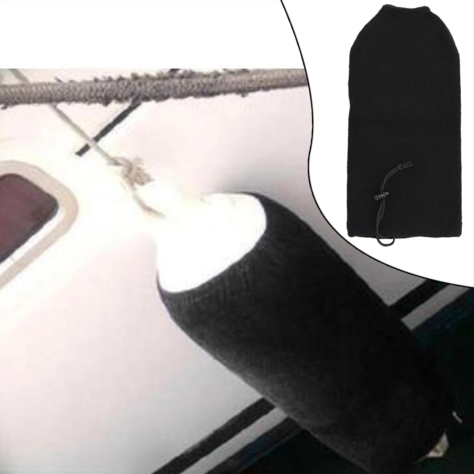 Soft Acrylic Boat Fender Cover Protector Sun Protection Thickened Protective Sleeve Elastic Marine Yacht Bumper Fender Cover