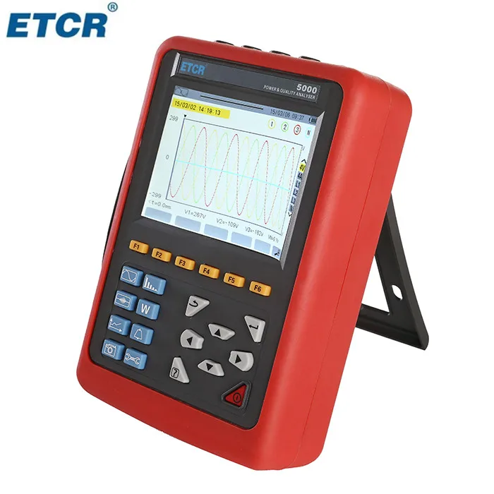 Imagem -04 - Analisador de Qualidade de Energia Multi-funcional Fase Transformador Elétrico Completo Parâmetro Testador 008b 040b 068b 300f Etcr5000