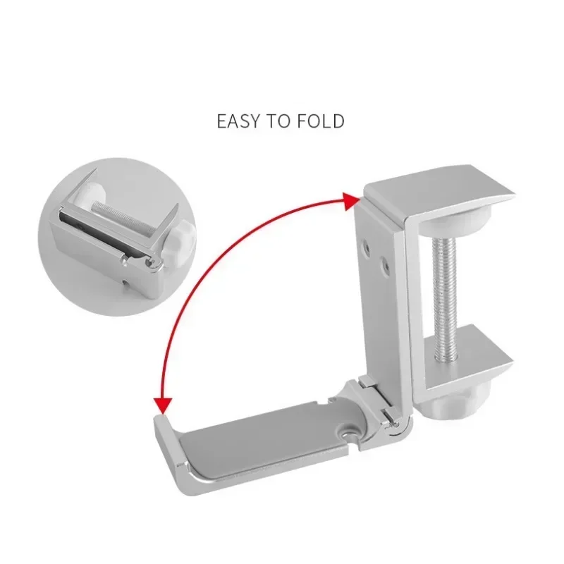 軽量ヘッドホンホルダー,デスクヘッドセット下の傷防止,ユニバーサルフックハンガー,高品質