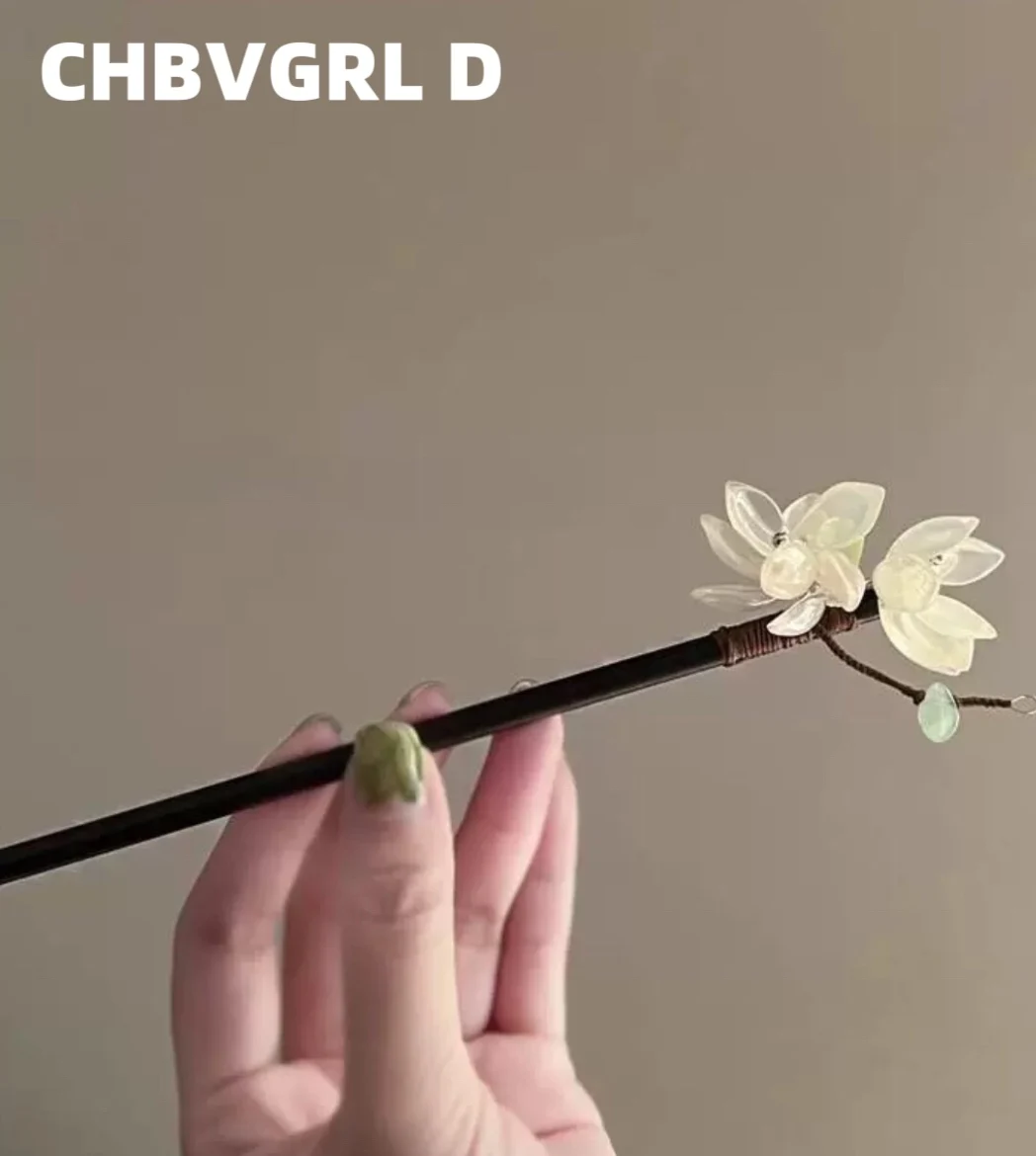 

High-end feeling hairpin Hanfu ancient style accessories hairpin women's temperament cheongsam simple hairpin hair accessories