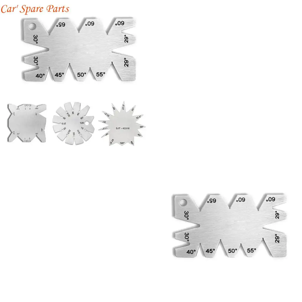 

Y4UA Stainless Measurement Instrument Gauge Template Metalworking Screw Thread Gauge Portable Cutting Gage