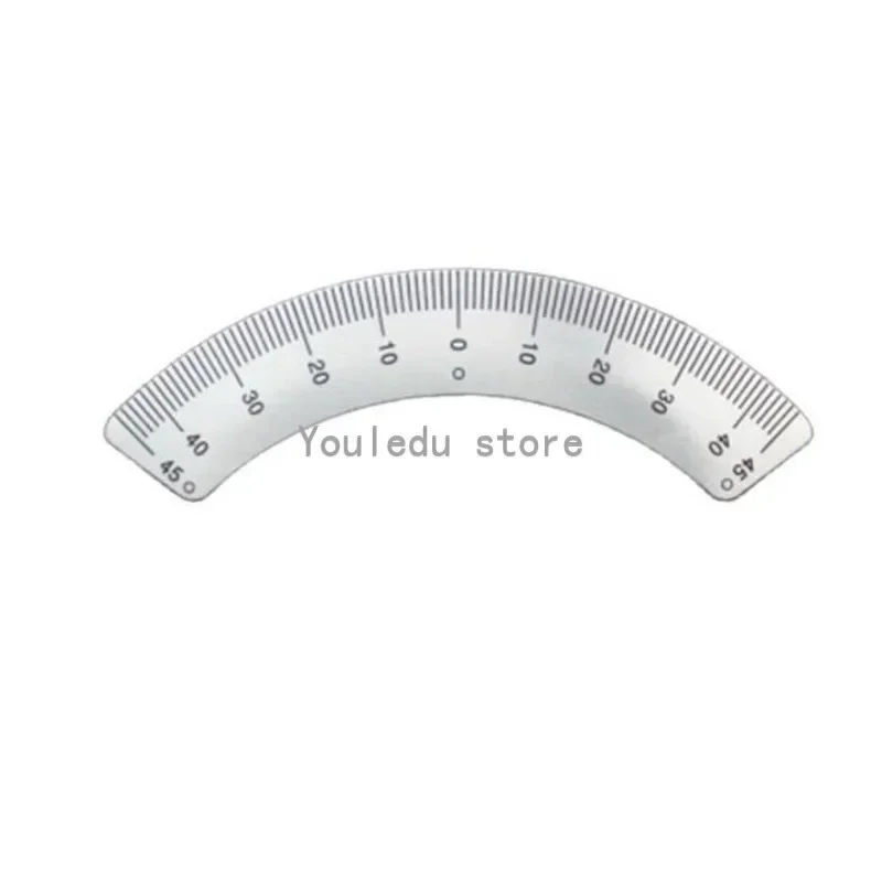 New Protractors Milling Machine Part - Angle Plate Scale Ruler 45 Degree Angle Arc M1197 Measuring Gauging Tools