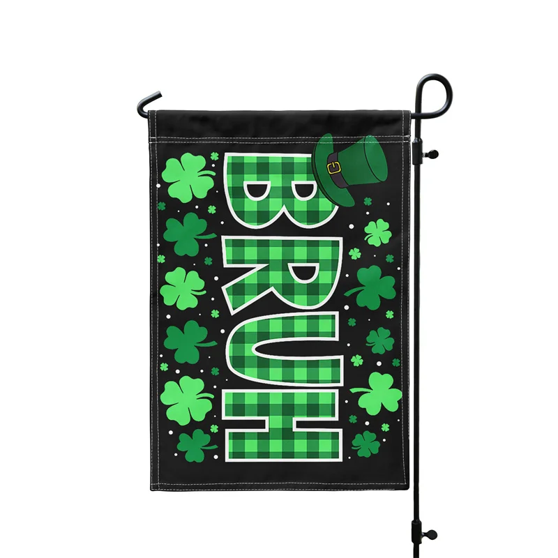 Aertemisi Funny Six Seven Bruh Leprechaun St Patricks Day 67 Meme 6 7 Series 3 Garden Flag for Yard Patio Porch Lawn