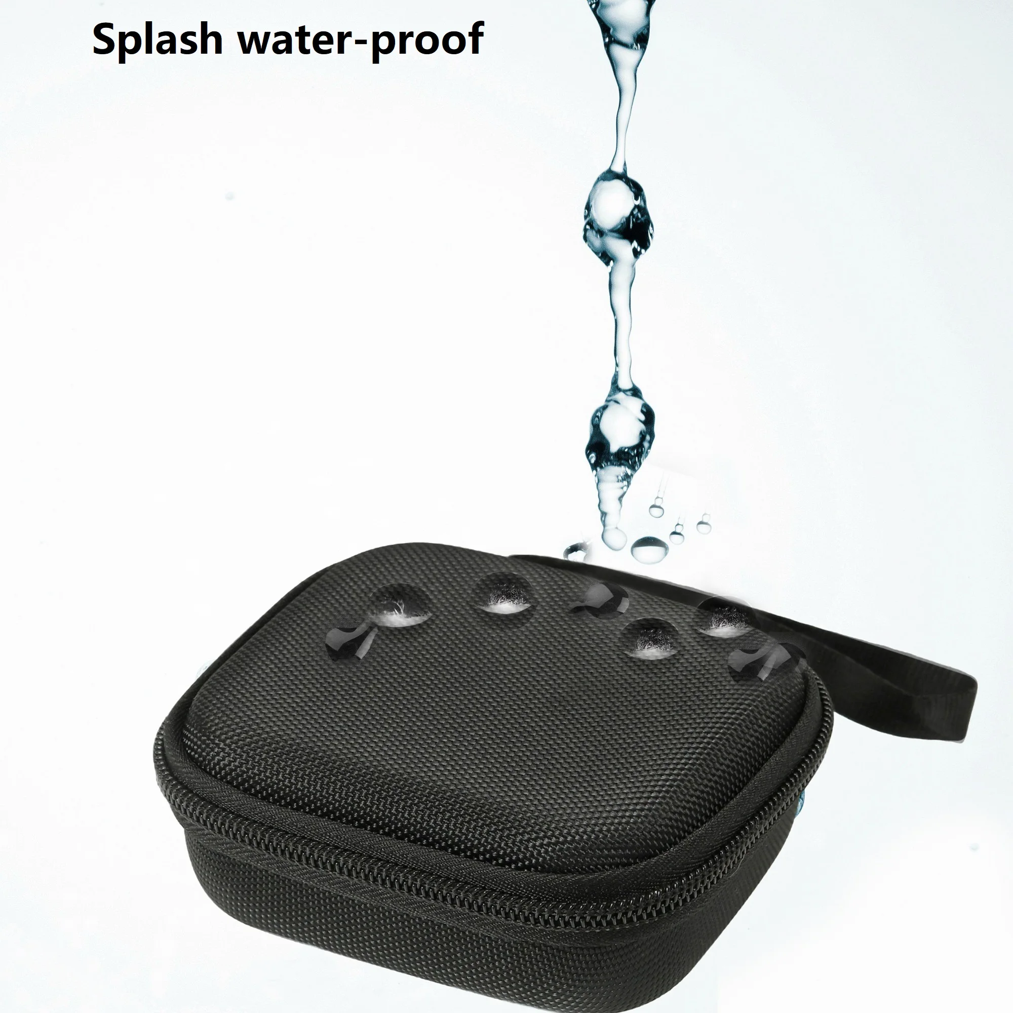 حافظة ميكروفون لاسلكية صغيرة Lav Mic حافظة ميكروفون حقيبة سفر لأنظمة ميكروفونات Lavalier اللاسلكية 3 في 1