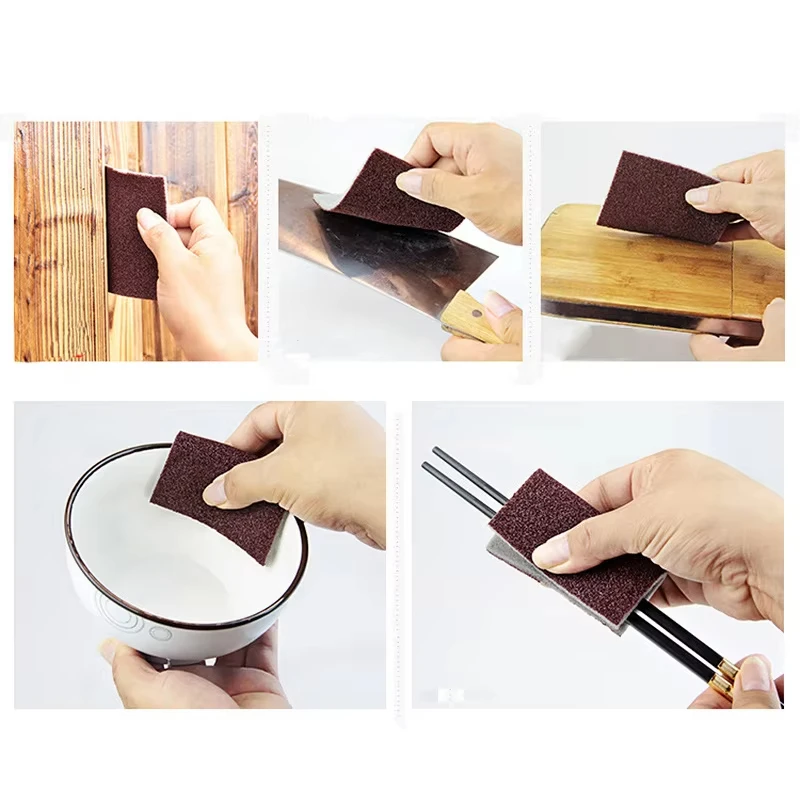Magic Melamine Sponge Carborundum Kitchen Sponge Eraser for Pan Pot Dish Sponges Kitchen Utensils Household Cleaning Items - view 4