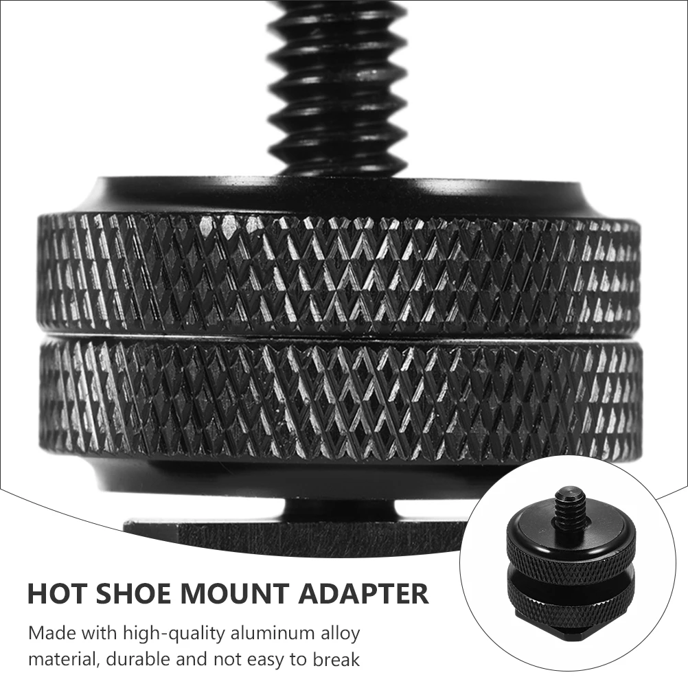 

4 PCS 1 4 Inch Dual Layer Camera Conversion Screws Hot Shoe Mount Adapter for Flash Trigger Tripod Rig Supply