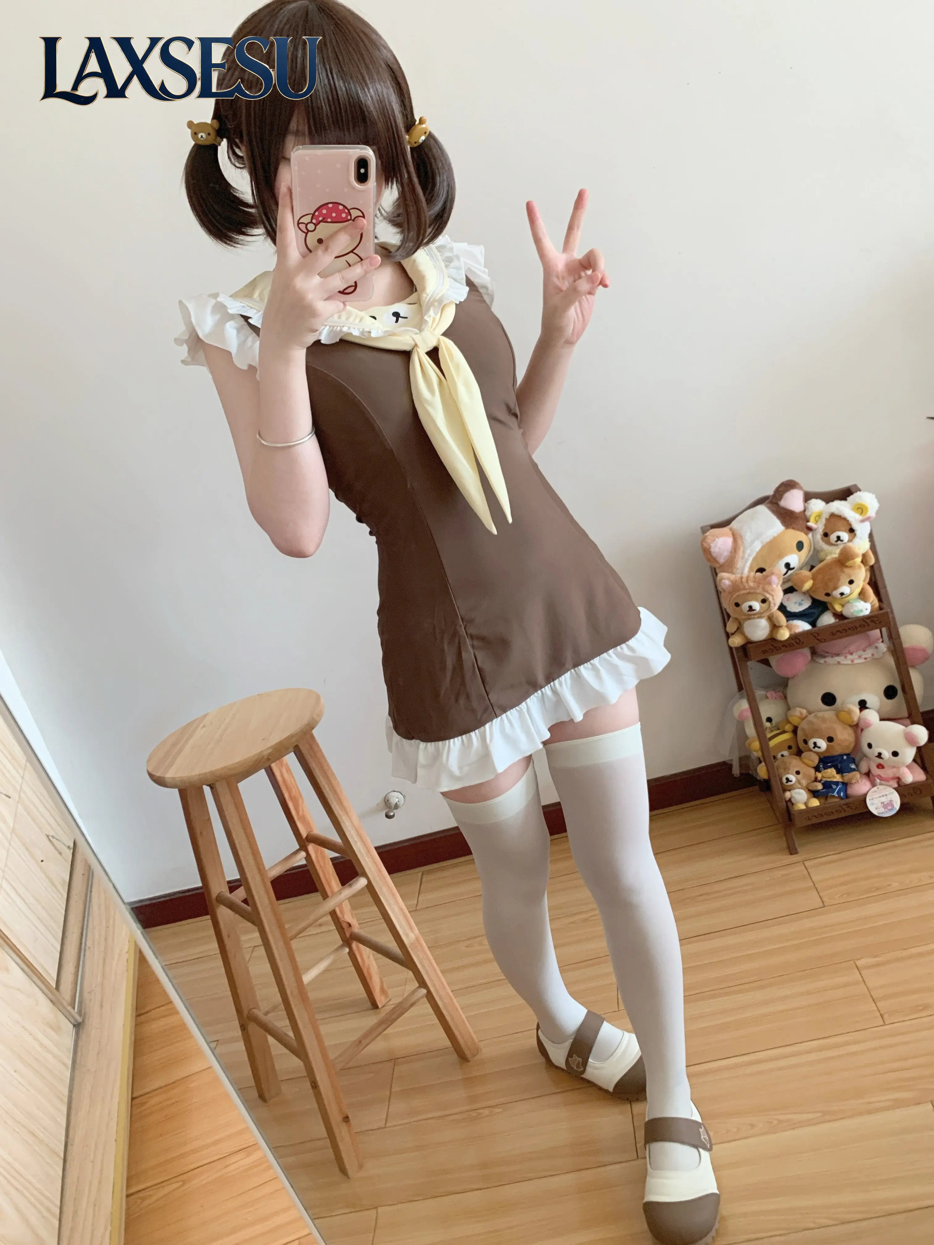 Two-Piece Suits Summer Japanese Style Sweet Girl Split Swimsuit Sailor Collar Summer Swimswear Quick Drying Swim Suits for Women