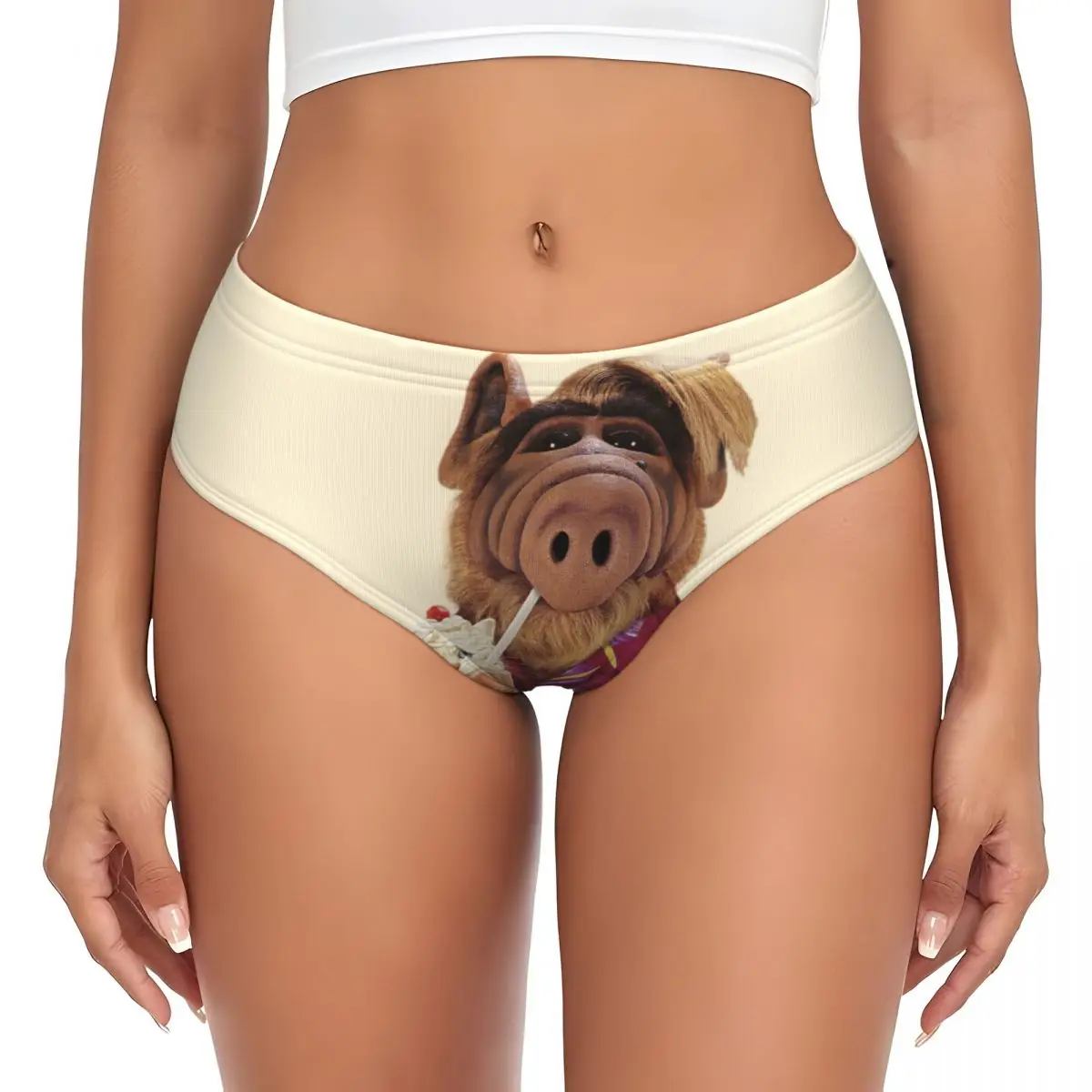 مخصص مضحك ألف ميمي سراويل قصيرة المرأة الراحة الغريبة الحياة شكل الخيال العلمي برنامج تلفزيوني الملابس الداخلية