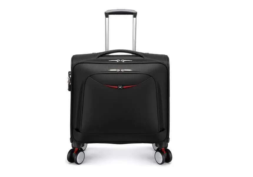 Men Business 18 inch Spinner Suitcase carry on hand Luggage bag On Wheels Travel Luggage Trolley bags laptop luggage suitcase