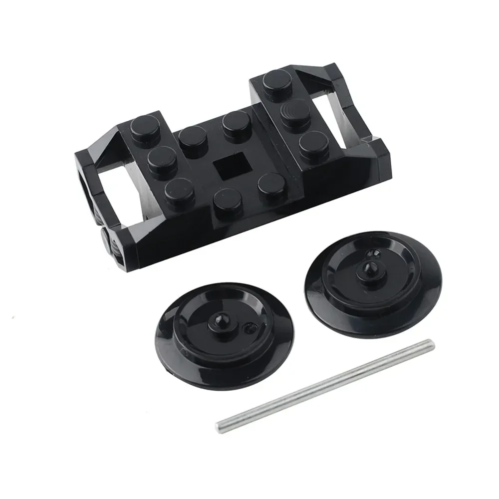 MOC Treinspoor Gemonteerd Bouwstenen Spoorwegfaciliteiten Trein Bodemplaat Spoormotor Voor Technische Bakstenen Model DIY Speelgoed