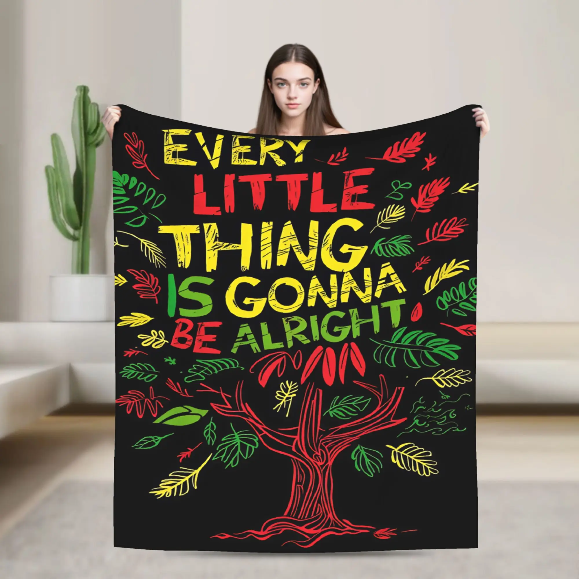 B-Bob M-Marley Singer Warm Soft Blanket For Home Decor  Pattern Throw Blanket Spring Travel Flannel Bedspread