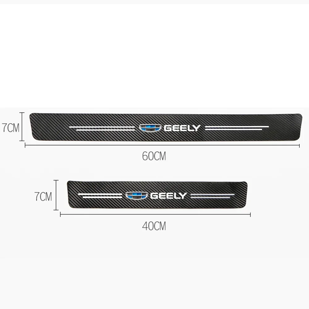 Car Sticker Carbon Fiber Decorative Strip Door For geely atlas coolray BO RUI YUE CK Saloon EMGRAND ec7 GS GC2 GC5 GC6 GC7 GX2