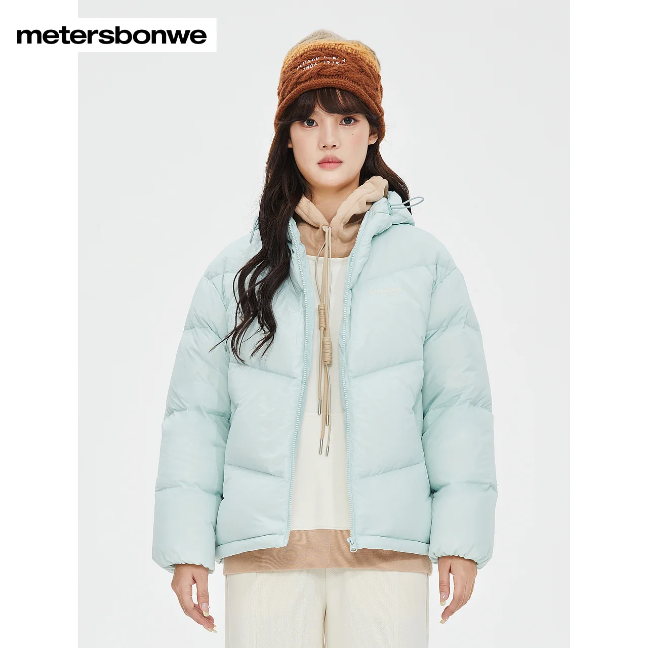 Metersbonwe Loose Down Jacket Women Winter New Fashion Light Coat Ladies Brand Outerwear Female Jackets Tops