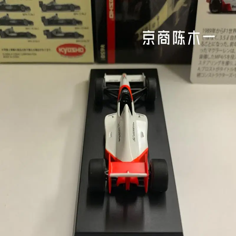 다이캐스트 합금 자동차 장식 모델 장난감 컬렉션, 1/64 KYOSHO MP4/5 1989 No.1 F1 레이싱