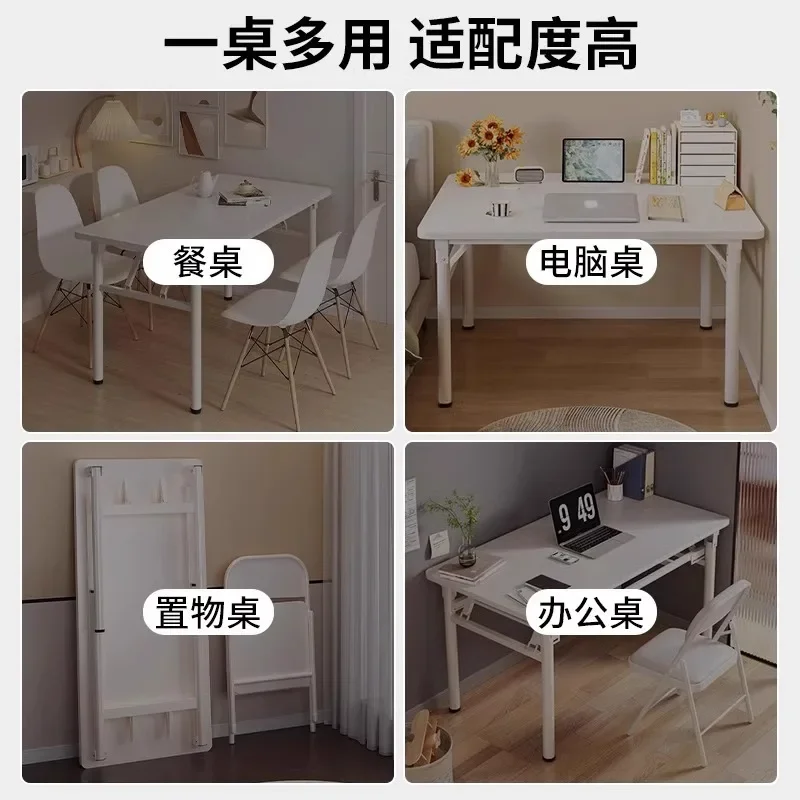 Scrivania da allenamento Stalla del mercato notturno Installazione gratuita integrata per la casa Tavolo lungo pieghevole