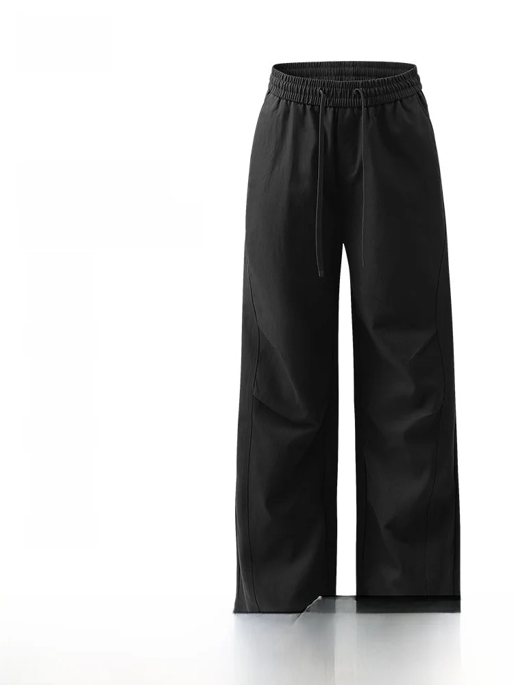 

Bla Casual Pants for Men Spring Autumn New Loose Workwear Paratrooper Trousers Cool Haome Straight Leg Polyester Fiber