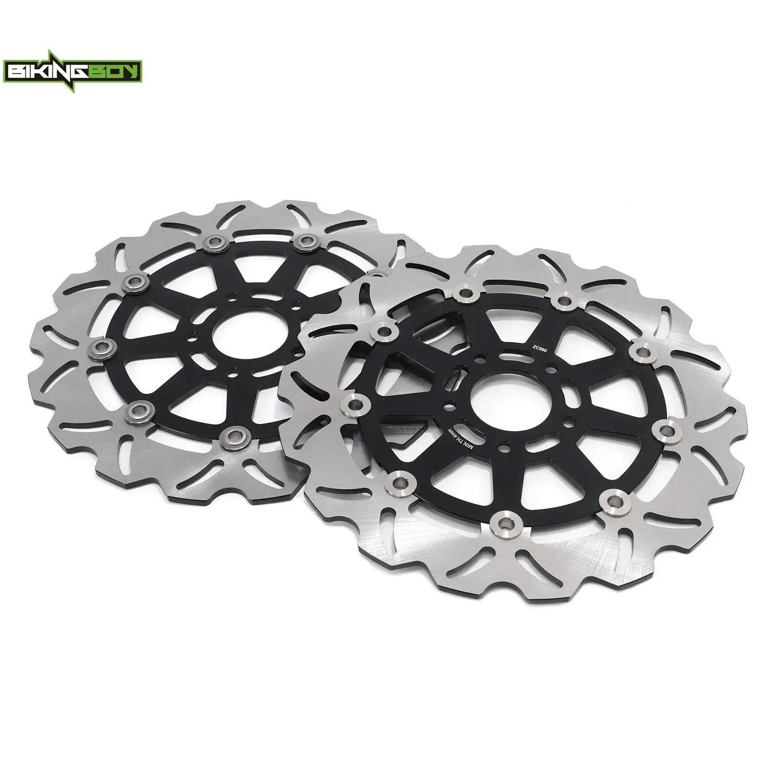 BIKINGBOY Front / Rear Brake Discs Rotors Disks For KTM 790 Duke / L 2018 2019 2020 Duke / L 890 21 22 23 Stainless 300mm 240mm