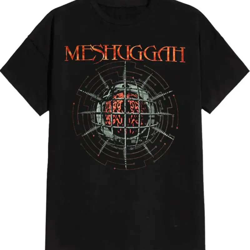 Meshuggah Band Chaosphere T Shirt Black Heavy Cotton Ub450