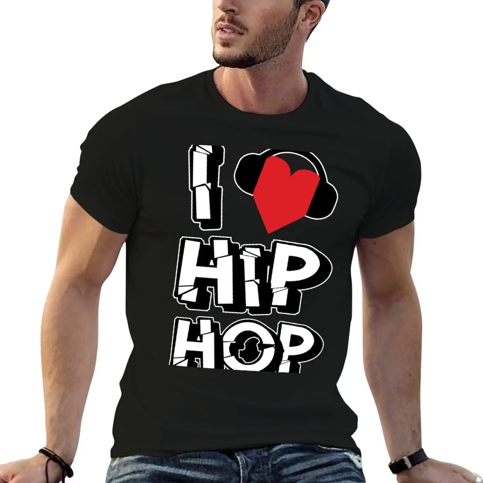 

I love hip hop T-Shirt funny t shirts dark humor men t shirt cotton 100% T-Shirt