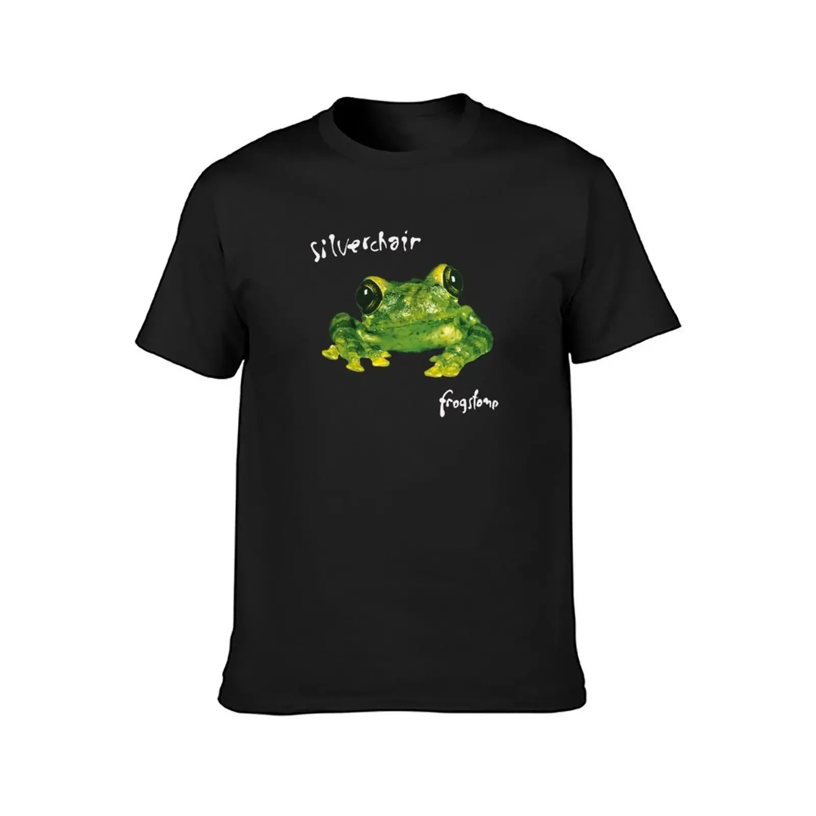 Silver Frogstomp T-Shirt cute tops Short sleeve tee blacks summer tops mens tall t shirts