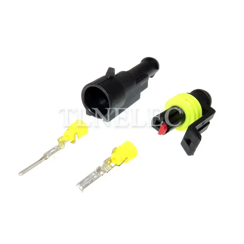 282079-1 282103-1 Pin Way TE SuperSeal pria wanita tahan air listrik otomotif kawat konektor AMP Plug