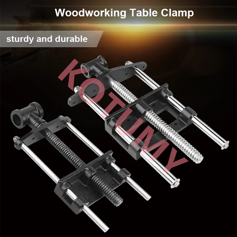 7 Inch Woodworking Vise DIY Light Woodworking Table Clamp Double-Link Fixture Woodworking Bench Vise Fixed Vice Tool