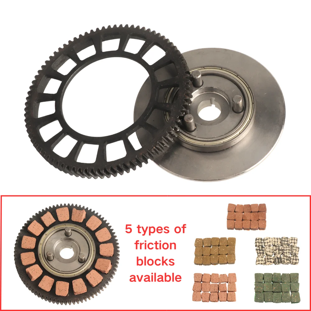 Clutch Friction Blocks Plates for 49cc 66cc 80cc Two-Stroke Motorized Bicycle Engine Repair Replace Parts