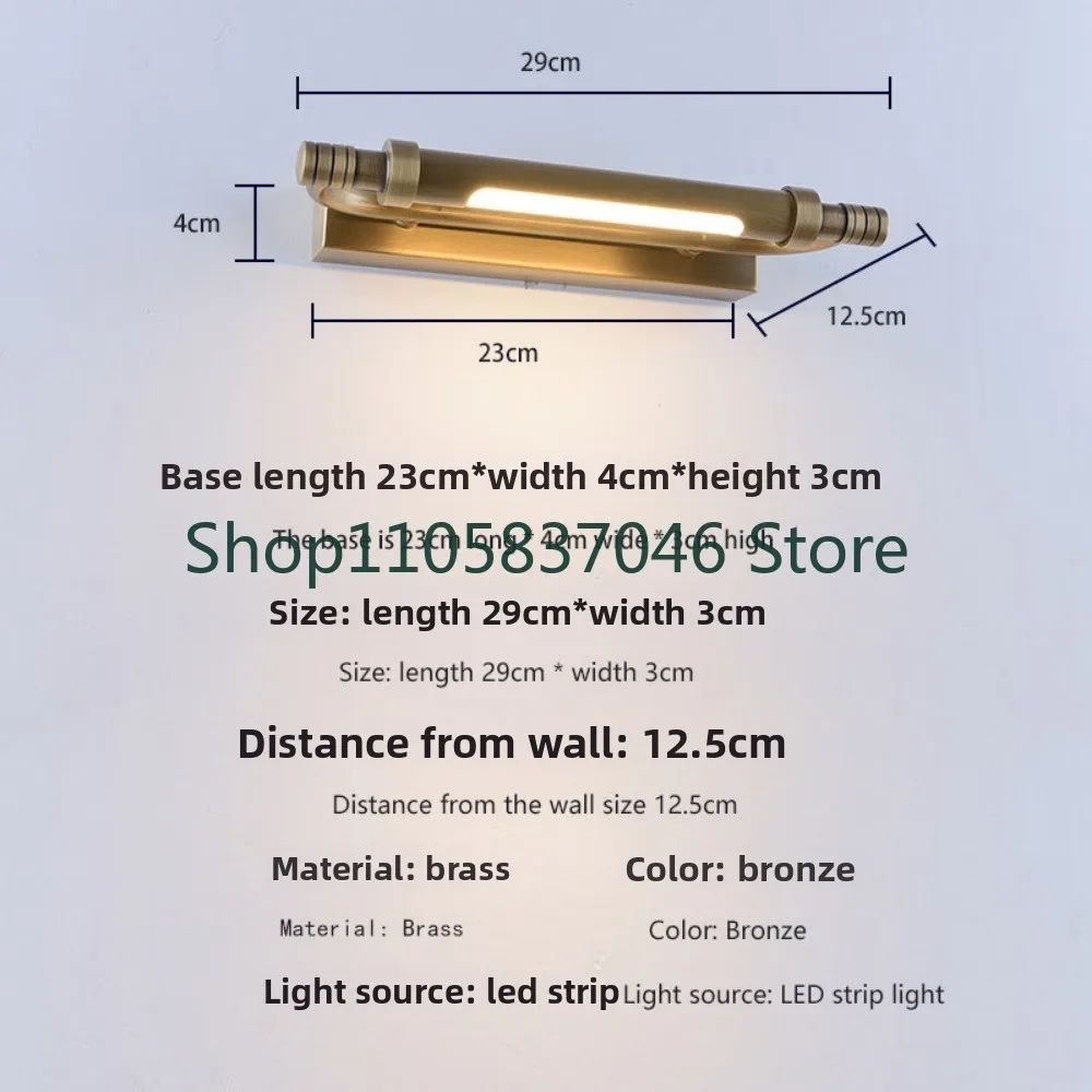 Nordic minimalist bedroom atmosphere wall lamp bathroom headlight living room lighting painting lamp
