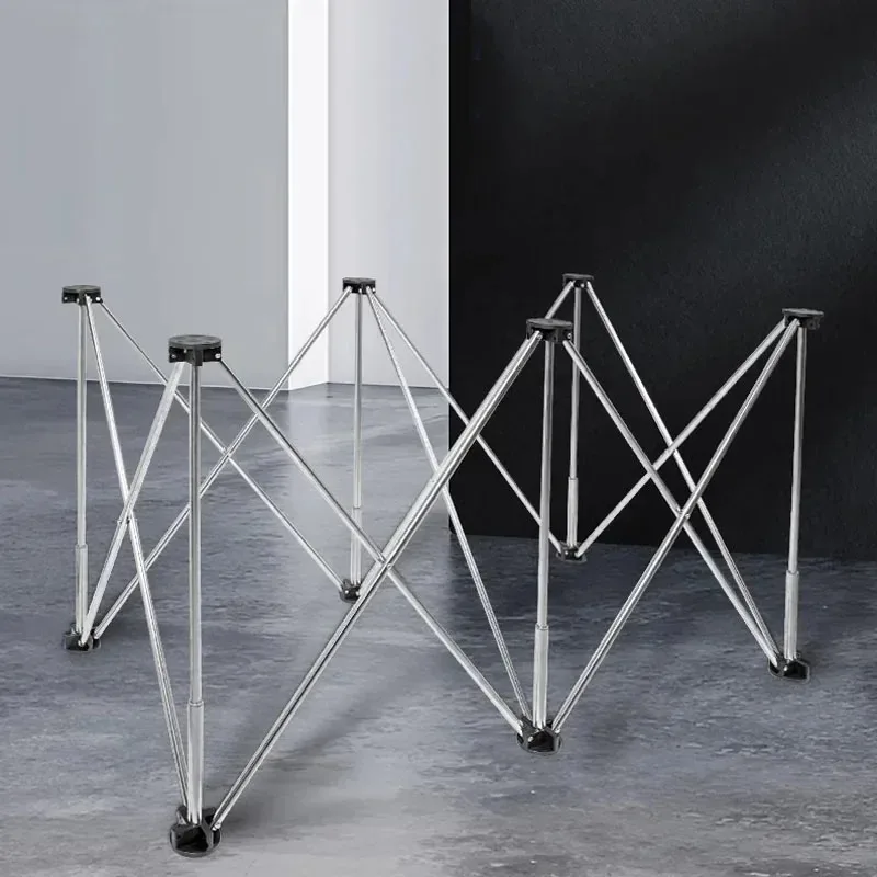 Foldable 4-6 Leg Workbench Work Sawhorse Spider Leg Stainless Steel Portable Support Quick Telescopic Workbench with Carry Bag