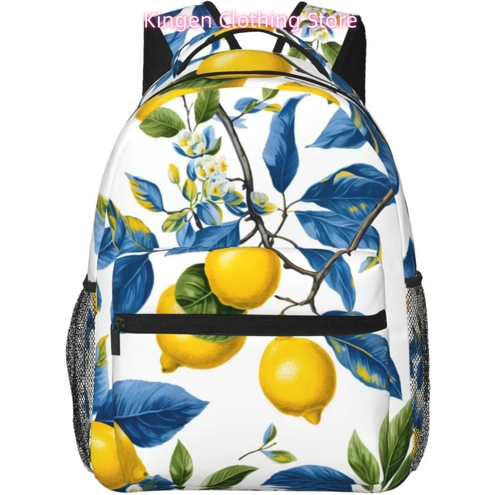 

Сумка для ноутбука «Снова в школу», милый вкусный лимонный легкий рюкзак для ноутбука, легкий многоцелевой дорожный повседневный рюкзак унисекс Co