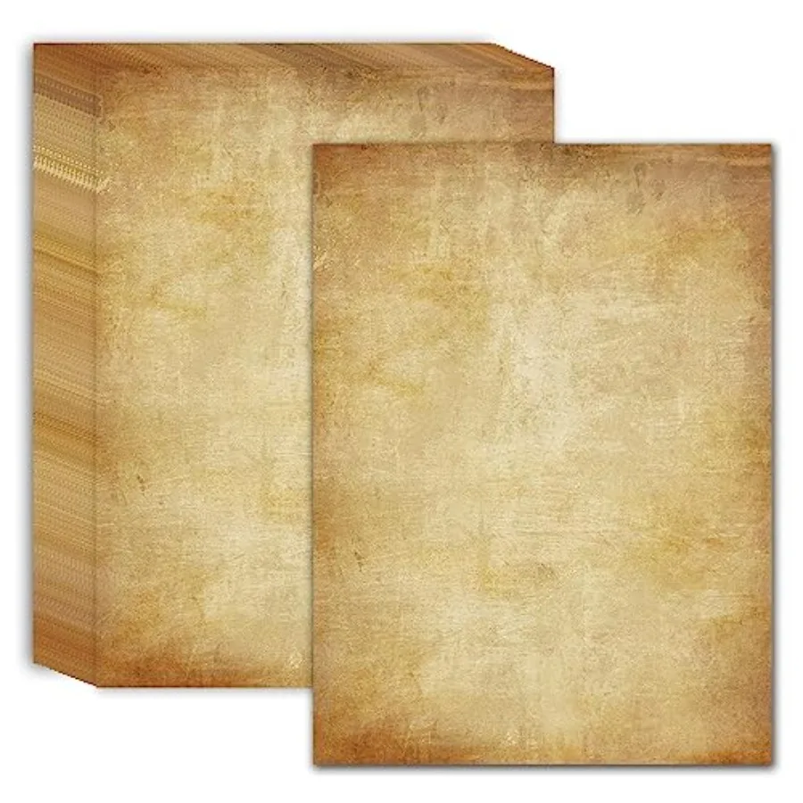 Vintage Stationery Paper 60 Sheets, 8.5