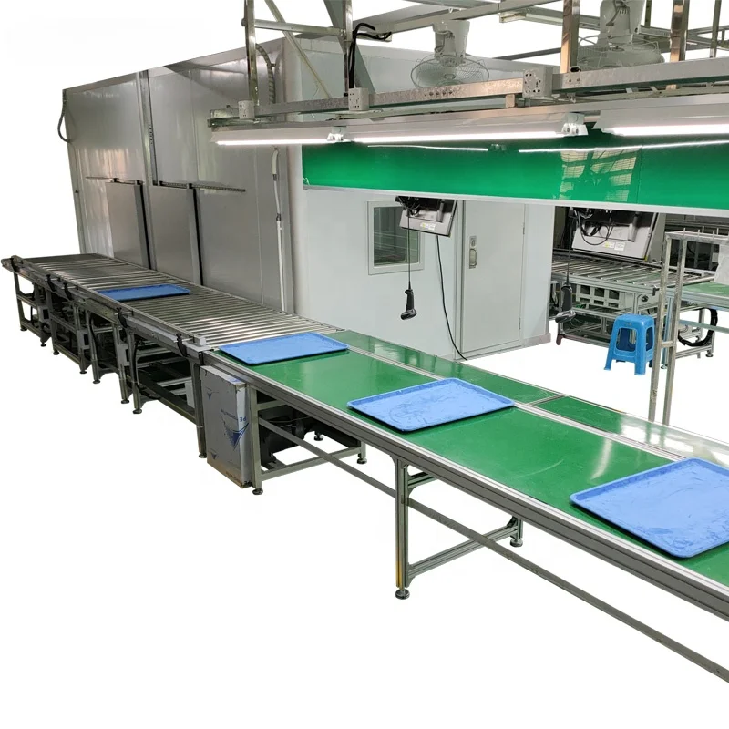 Fresh machine production line Belt conveyor line Quiet room