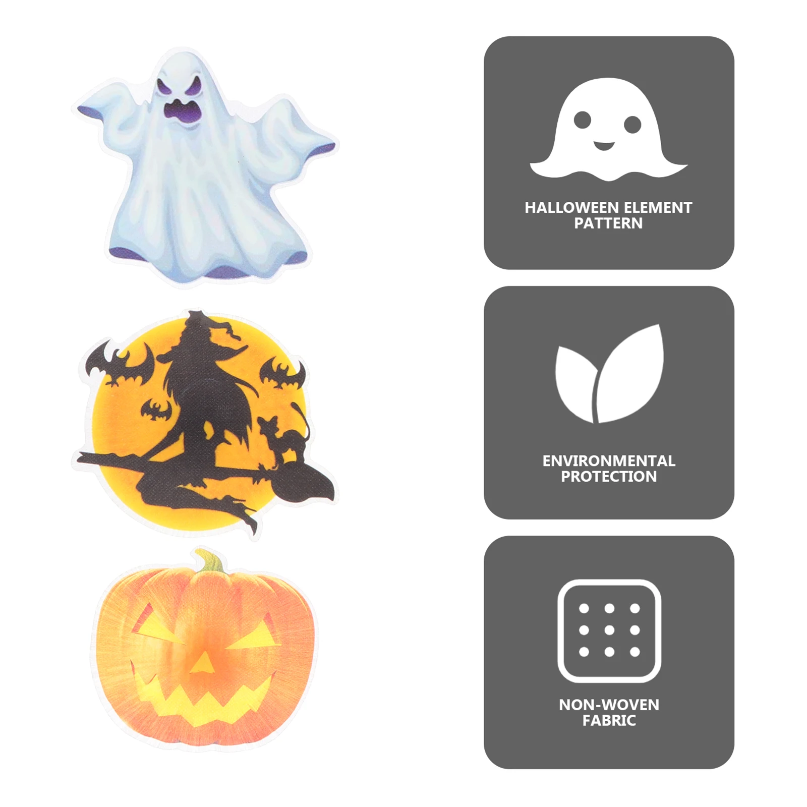 

3Pcs Decorative Fiber-Optic Lights Halloween Pendants Festival Hanging Lamps Luminous Lighting Supplies Luminous Pendants